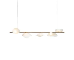 Florii 5 Linear Taklampa | Dark Bronze/White