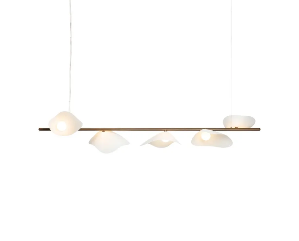 Florii 5 Linear Taklampa | Dark Bronze/White