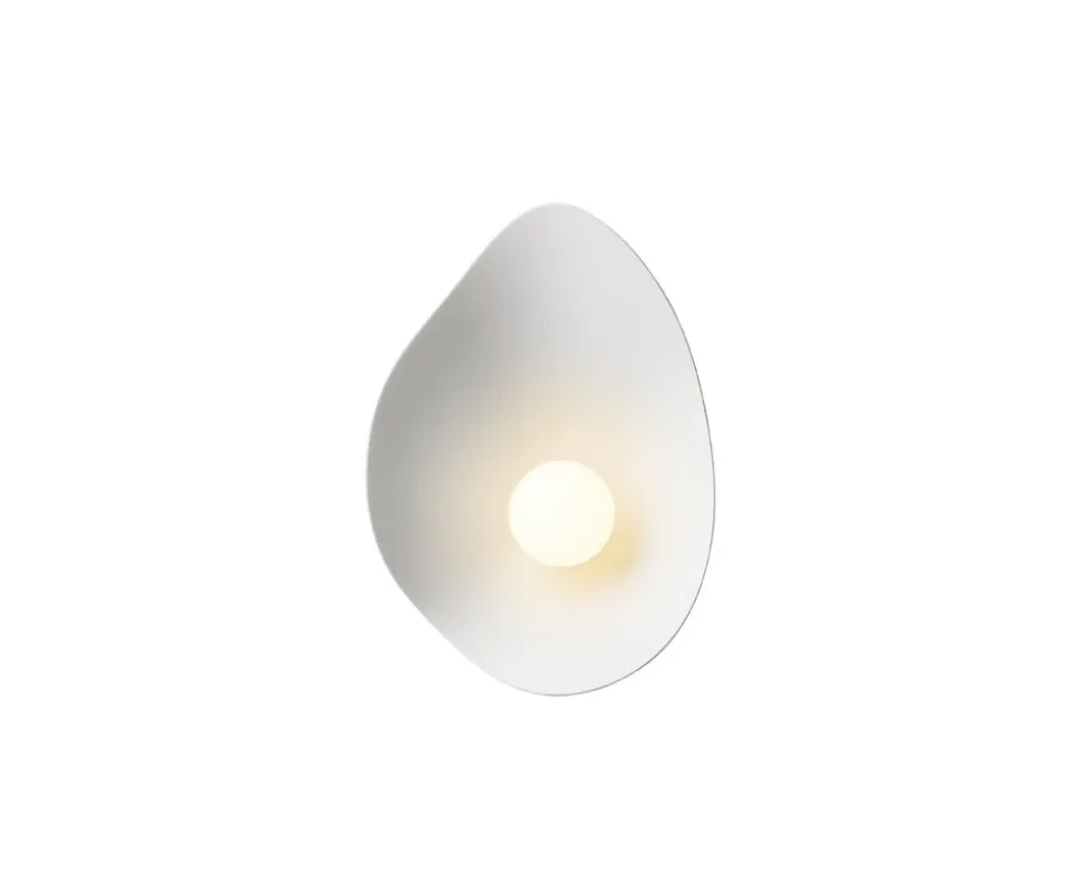 Florii 1 Vägglampa | Dark Bronze/White