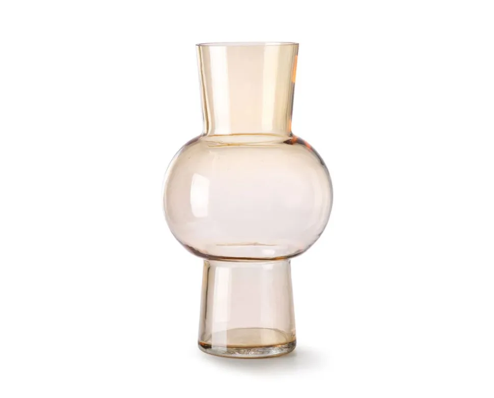Flower Vas Glas Ø19 | Peach