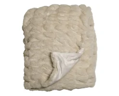 Fluffy pläd | 130x170 | Creme