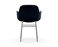 Form Karmstol Klädd | Krom