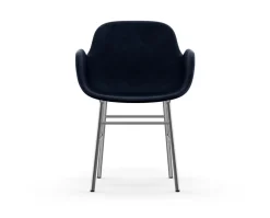 Form Karmstol Klädd | Krom