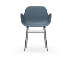 Form Karmstol Oklädd | Krom
