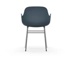 Form Karmstol Oklädd | Krom