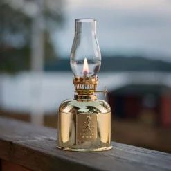 Fotogenlampa Guld
