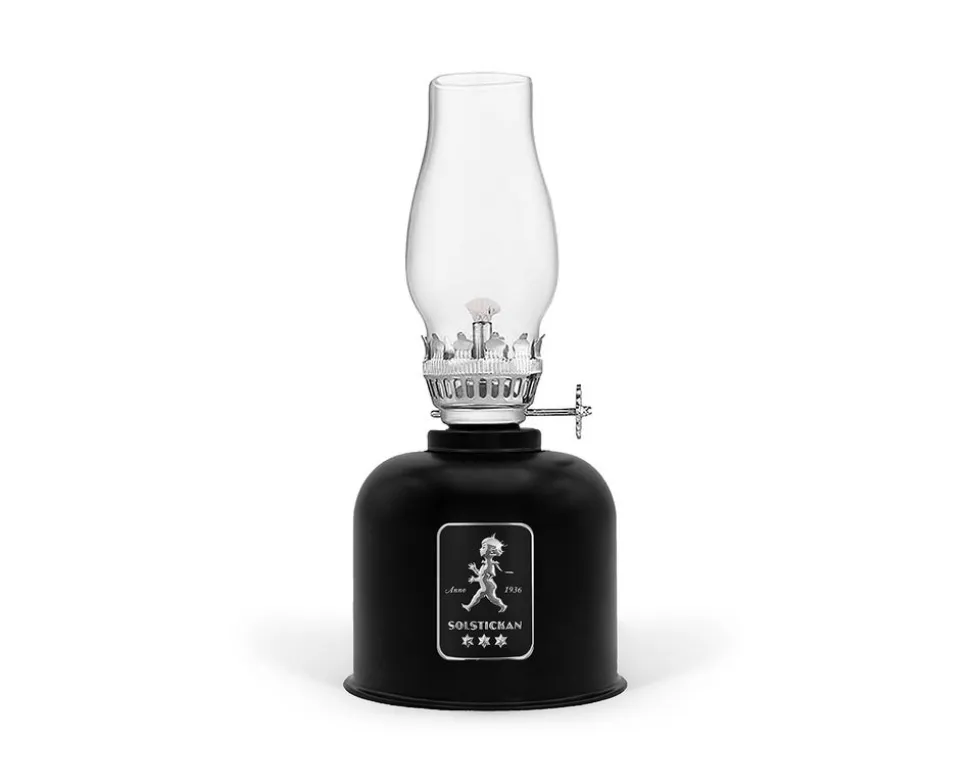 Fotogenlampa Svart