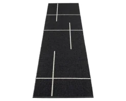 Fred gångmatta | Black 70 x 270