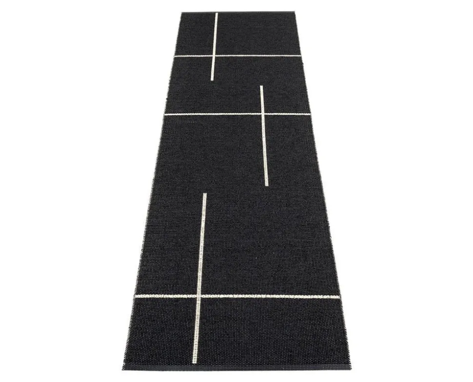 Fred gångmatta | Black 70 x 270