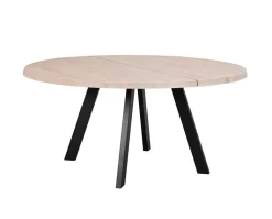 Fred Matbord Runt | Ø160 Vitpigm. Ek