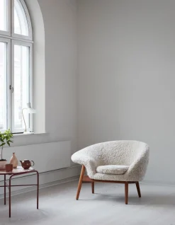 Fried Egg Fåtölj Patchwork sheepskin