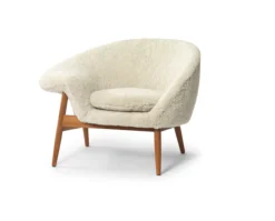 Fried Egg Fåtölj White Sheepskin