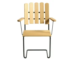 Fåtölj A2 | Oljad Furu, Grön