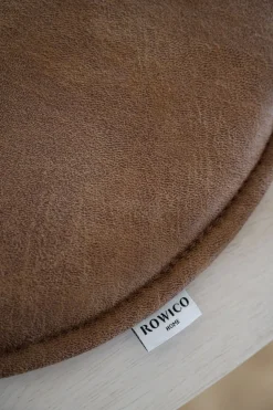 Fulton sittdyna | Brun läder-textil