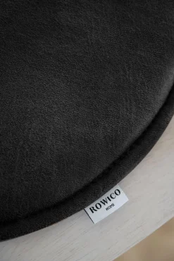 Fulton sittdyna | Svart läder-textil