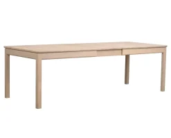 Gardner Matbord 200x95 | Vitpigmenterad Ek