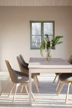 Gardner Matbord 200x95 | Vitpigmenterad Ek
