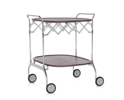 Gastone Serveringsvagn | Plum/Chrome