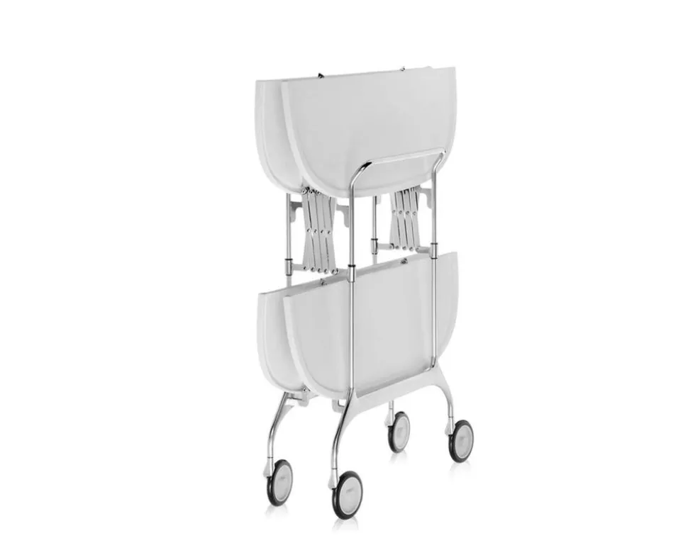 Gastone Serveringsvagn | White/Chrome