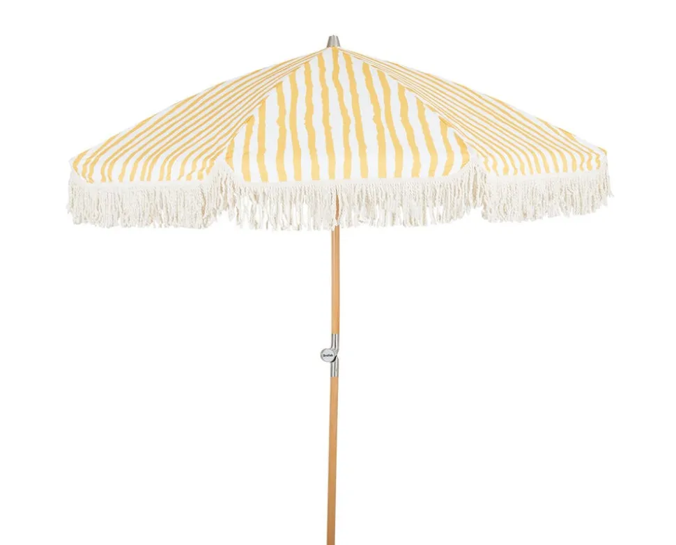 Gatsby Parasoll | Gul / Vit
