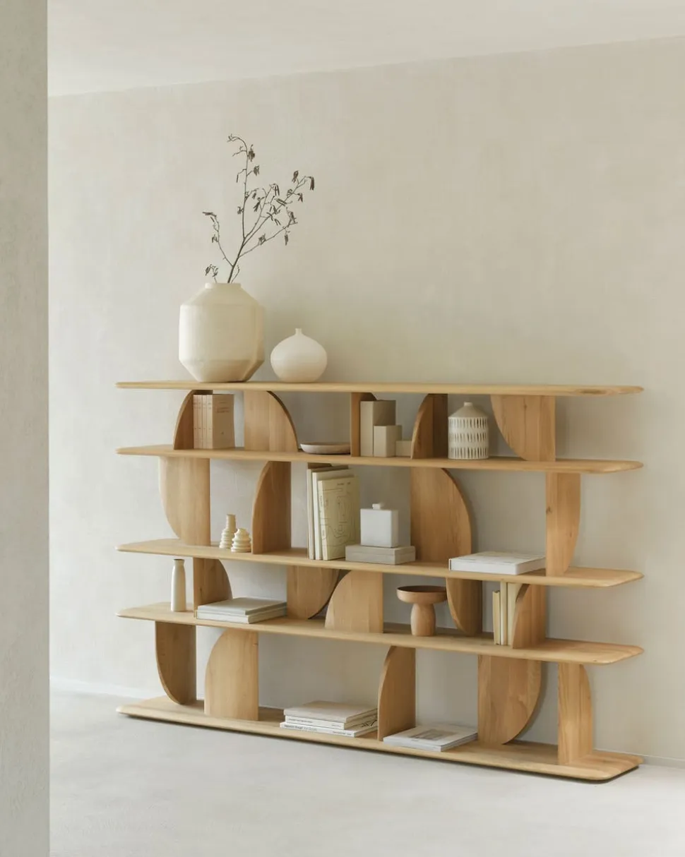 Geometric Hylla | Hårdvaxoljad Ek
