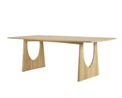 Geometric Matbord | Ek | 220 cm