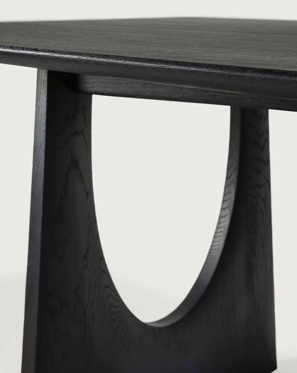 Geometric Matbord | Svart Ek | 220 cm