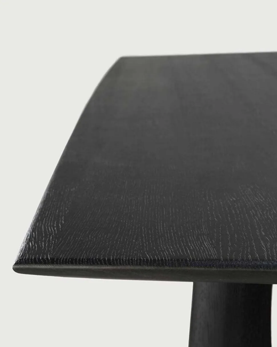 Geometric Matbord | Svart Ek | 220 cm