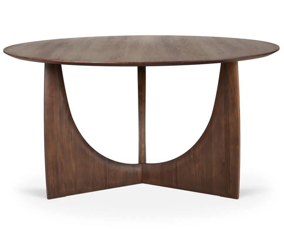 Geometric Matbord Ø150 | Teak