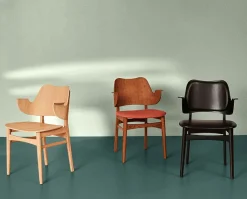 Gesture stol Svart BS Svart läder m rygg