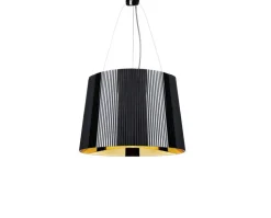 GE' Taklampa | Svart/Guld