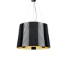 GE' Taklampa | Svart/Guld