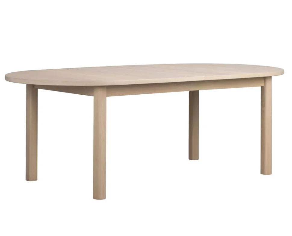 Gifford Matbord 220x105 | Vitpigmenterad Ek