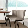 Glam Stol | Pebble Earth Bouclé/Antique Brass