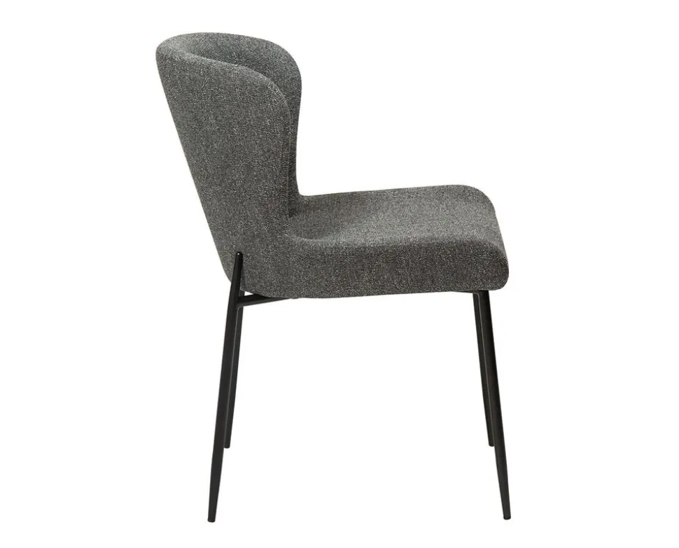 Glam Stol | Pebble Grå Bouclé