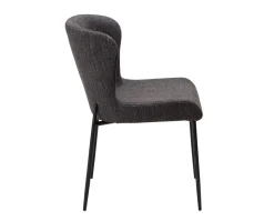 Glam Stol | Raven Svart Bouclé