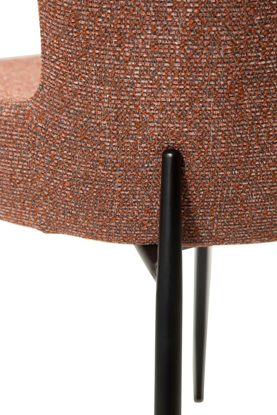 Glam Stol | Röd Bouclé