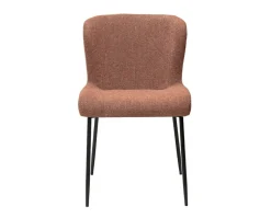 Glam Stol | Röd Bouclé