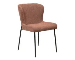 Glam Stol | Röd Bouclé