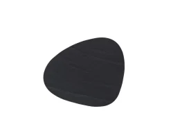Glasunderlägg Curve | Black/Nature | Dubbelsidig