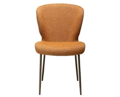 Glory Stol | Pumpkin Spice Bouclé | Antik Mässing