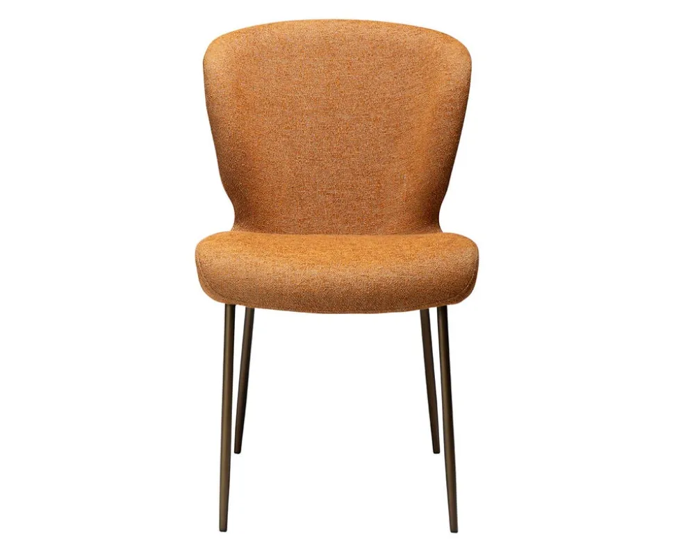 Glory Stol | Pumpkin Spice Bouclé | Antik Mässing