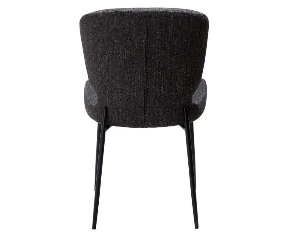 Glory Stol | Raven Black Bouclé | Svart