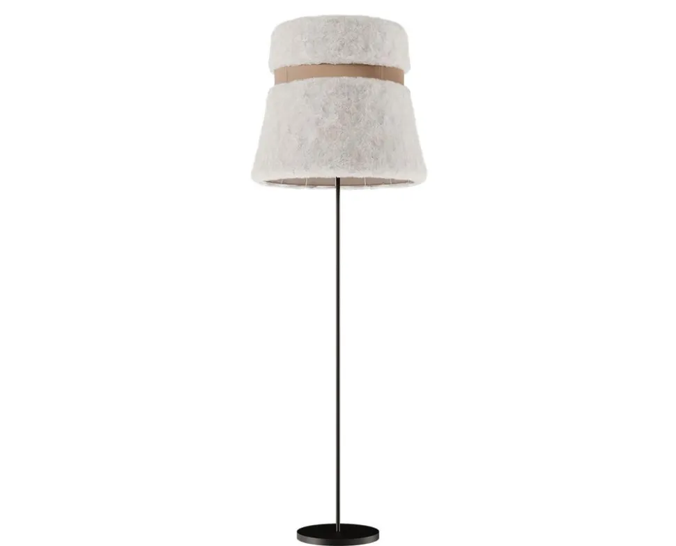 Glowing Ice Golvlampa | 50 cm | Crude Nature leather
