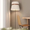 Glowing Ice Golvlampa | 50 cm | Ocean Blue leather