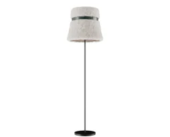 Glowing Ice Golvlampa | 50 cm | Ocean Blue leather