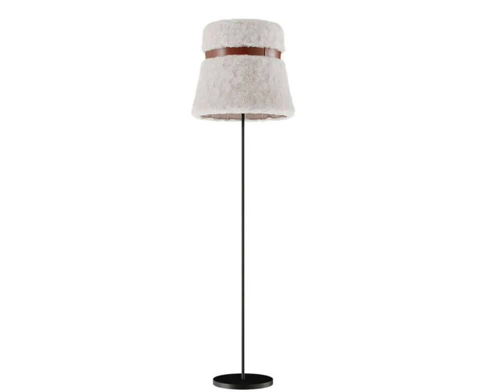 Glowing Ice Golvlampa | 40 cm | Polo leather