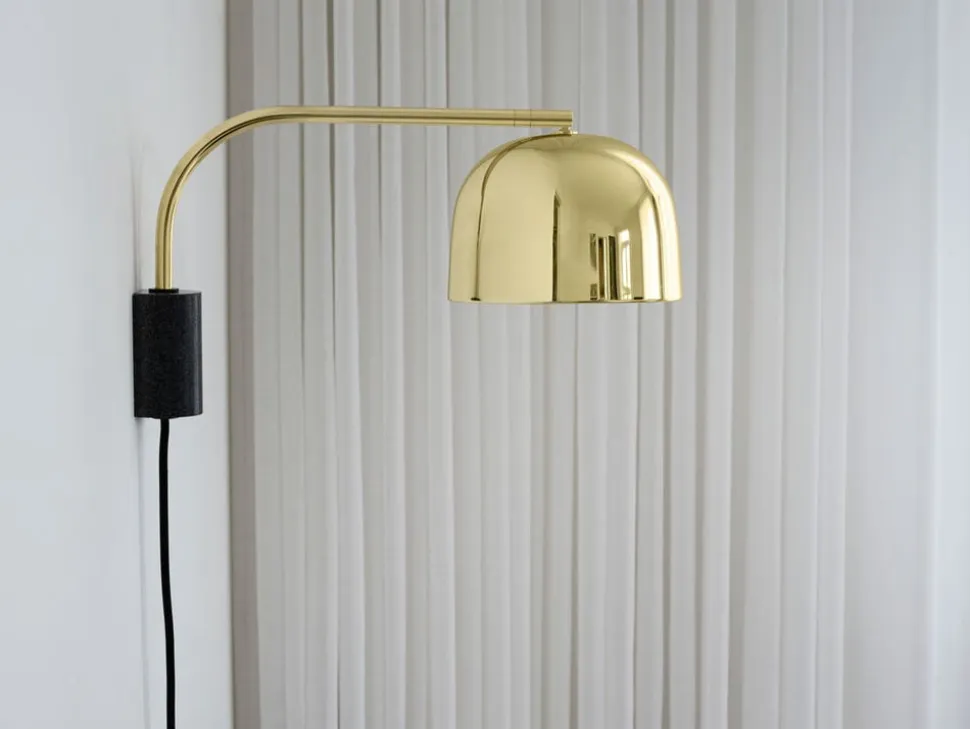 Grant Vägglampa 43 | Mässing