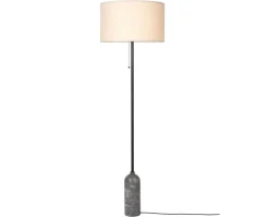Gravity Golvlampa | Grå Marmor, Canvas
