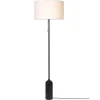 Gravity Golvlampa | Svart Marmor, Vit